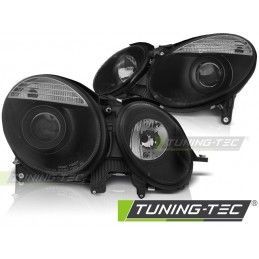 HEADLIGHTS BLACK fits MERCEDES W211 E-KLASA 05.06-09, Classe E W211