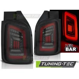 LED BAR TAIL LIGHTS SMOKE BLACK RED fits VW T5 04.03-09 / 10-15 TRANSPORTER, T5