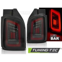 LED BAR TAIL LIGHTS SMOKE BLACK RED fits VW T5 04.03-09 / 10-15, T5