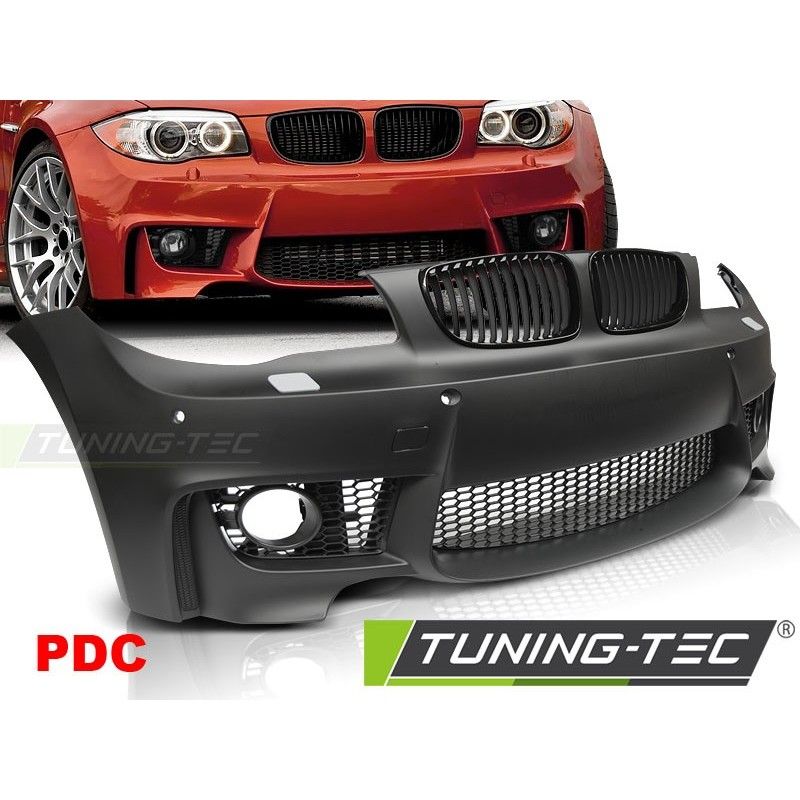 FRONT BUMPER SPORT COUPE STYLE PDC fits BMW E81/82/87/88 04-13, Serie 1 E81/ E82/ E87/ E88