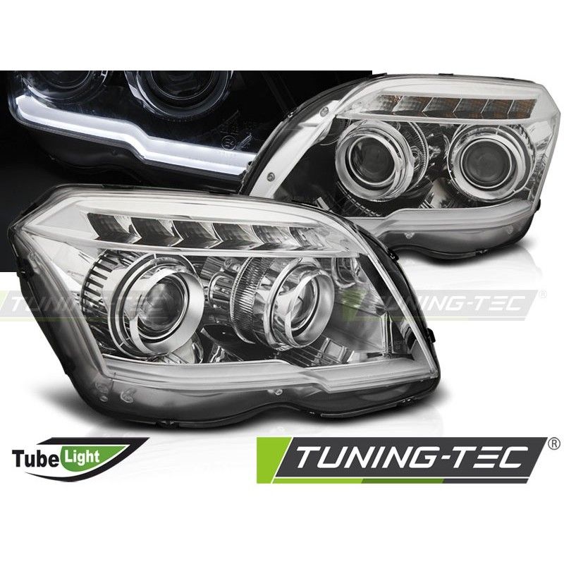 HEADLIGHTS TUBE LIGHT CHROME fits MERCEDES GLK X204 06.08-08.12, GLK