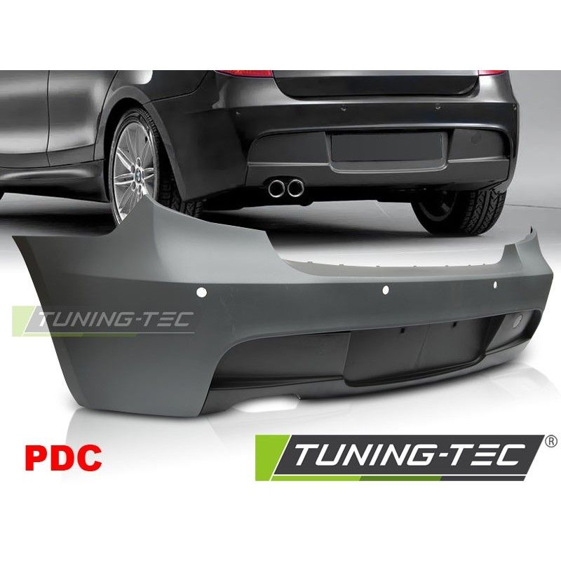 REAR BUMPER SPORT PDC fits BMW E81 / E87 04-11, Serie 1 E81/ E82/ E87/ E88