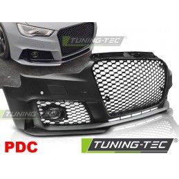 FRONT BUMPER SPORT GLOSSY BLACK PDC fits AUDI A3 12-16, A3/S3/RS3 8V