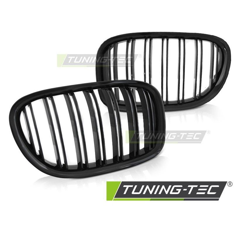 GRILLE GLOSSY BLACK DOUBLE BAR fits BMW F01 09-15, KIT CARROSSERIE