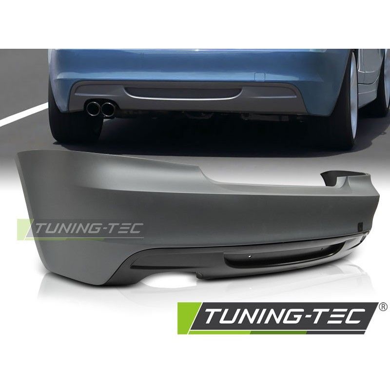 REAR BUMPER SPORT fits BMW E82 / E88 07-13, Serie 1 E81/ E82/ E87/ E88