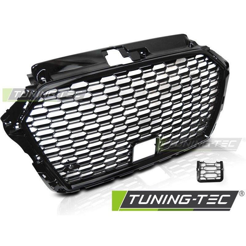 GRILLE SPORT GLOSSY BLACK fits AUDI A3 (8V) 17-, KIT CARROSSERIE