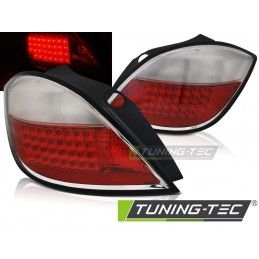 OPEL ASTRA H 03.04-09 5D RED WHITE LED, Astra H