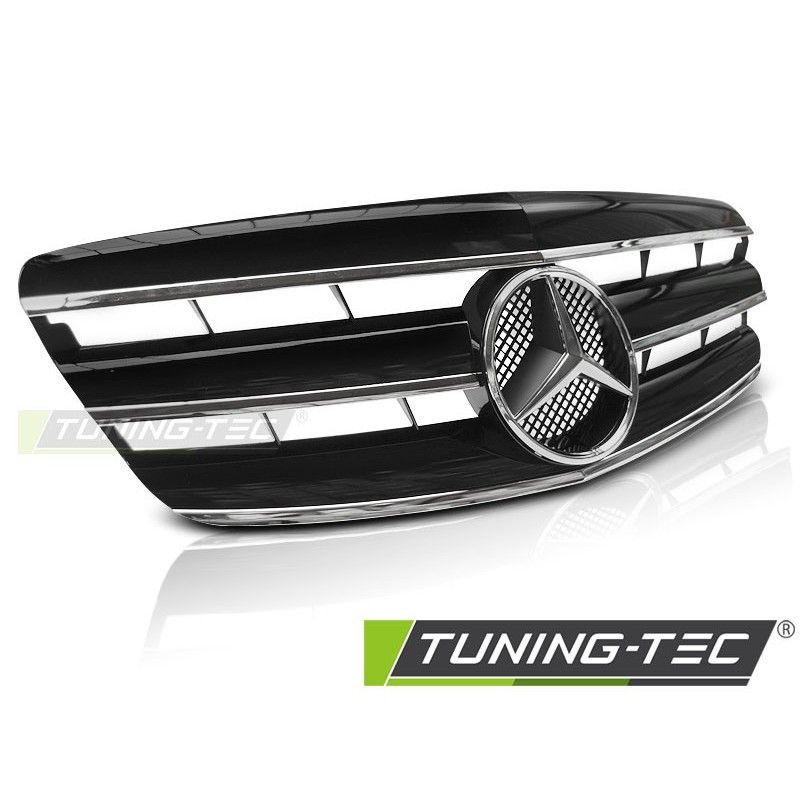 GRILLE SPORT BLACK CHROME fits MERCEDES W221 05-09, CLASSE S W221