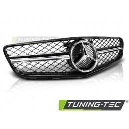 GRILLE SPORT GLOSSY BLACK CHROME fits MERCEDES W204 07-14, W204