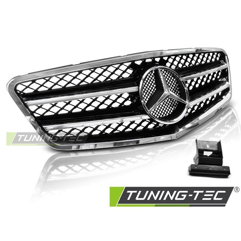 GRILLE SPORT BLACK CHROME fits MERCEDES W212 09-13, W212