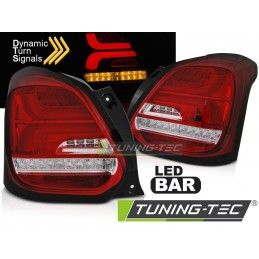 SUZUKI SWIFT VI 17- RED WHITE LED SEQ, Suzuki