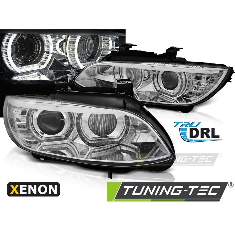 XEONON HEADLIGHTS ANGEL EYES LED CHROME AFS fits BMW E92/E93 06-10, Serie 3 E92/E93