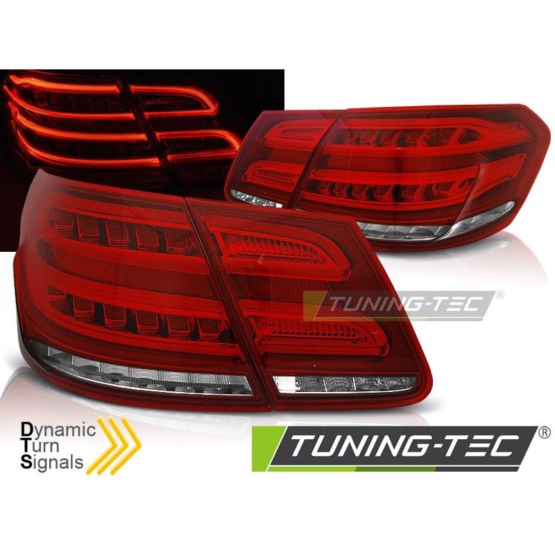LED TAIL LIGHTS RED WHITE SEQ fits MERCEDES W212 E-KLASA 13-16, Classe E W212 / W207 coupé 