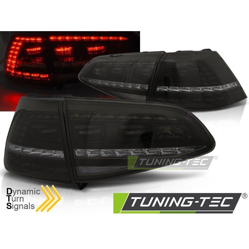 LED TAIL LIGHTS SPORT SMOKE SEQ fits VW GOLF 7 13-17, Golf 7