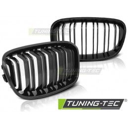GRILLE GLOSSY BLACK DOUBLE BAR SPORT LOOK fits BMW F20 F21 11-12.14, Serie 1 F20/ F21