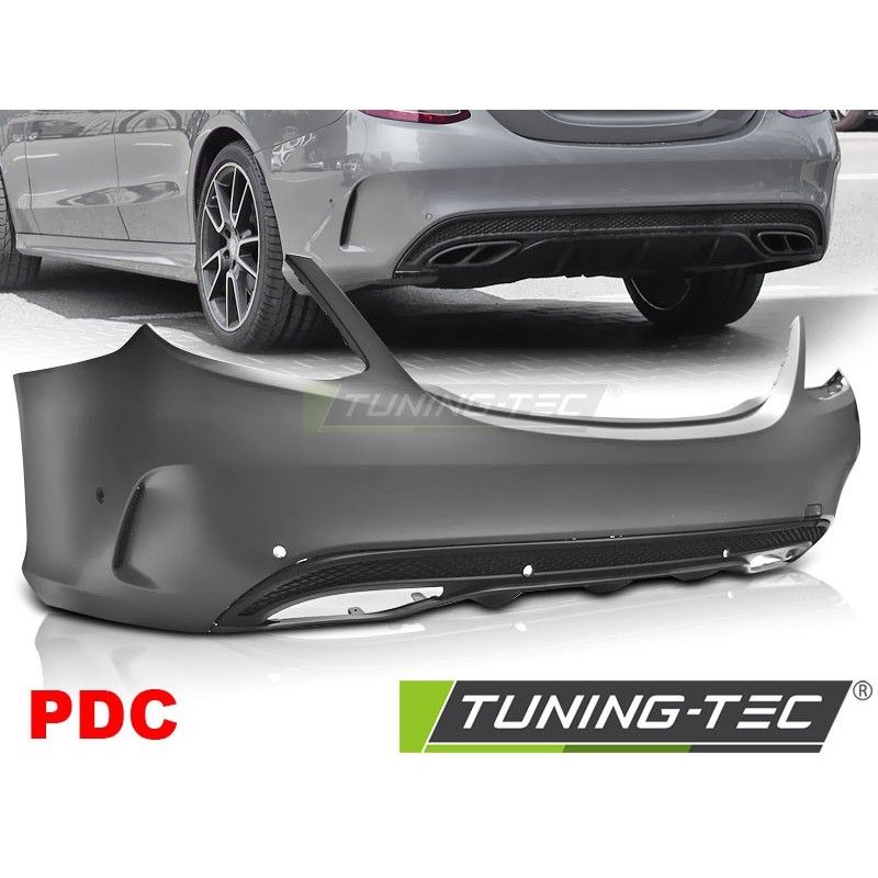 REAR BUMPER SPORT PDC fits MERCEDES W205 14-18, W205