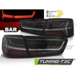 LED BAR TAIL LIGHTS SMOKE SEQ fits AUDI A6 C7 11-14 LIMOUSINE, A6 4G C7 11-18