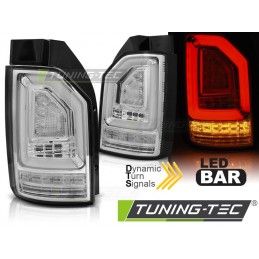 LED BAR TAIL LIGHTS CHROME SEQ fits VW T6 15-19 OEM BULB, Eclairage Volkswagen