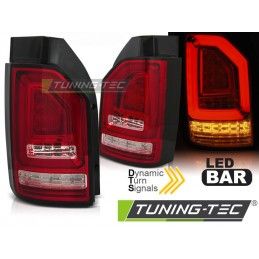LED BAR TAIL LIGHTS RED WHIE SEQ fits VW T615-19 OEM BULB, Volkswagen