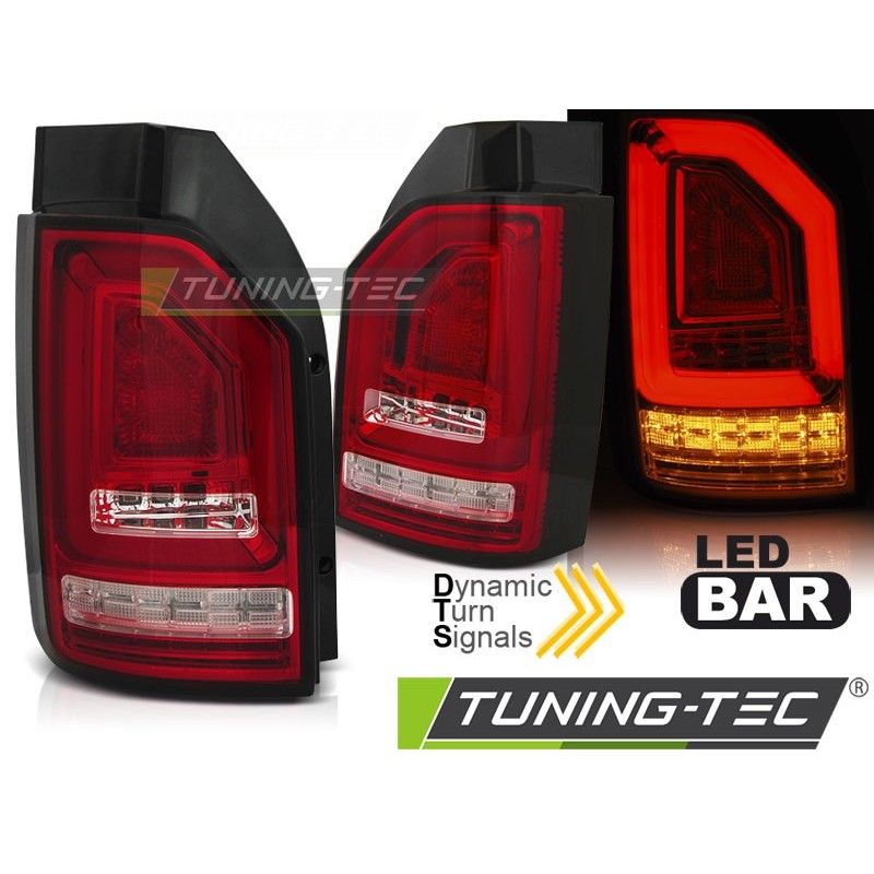 LED BAR TAIL LIGHTS RED WHIE SEQ fits VW T615-19 OEM BULB, Eclairage Volkswagen