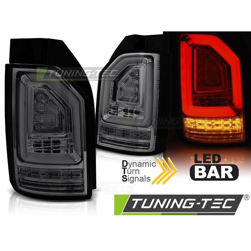 LED BAR TAIL LIGHTS SMOKE SEQ fits VW T6 15-19 OEM LED, Eclairage Volkswagen