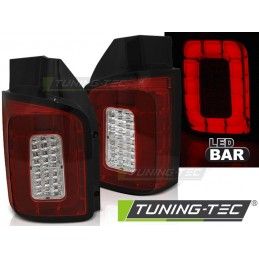 LED BAR TAIL LIGHTS RED WHIE fits VW T6 15-19 TRANSPORTER, Volkswagen