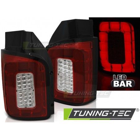 LED BAR TAIL LIGHTS RED WHIE fits VW T6 15-19 TRANSPORTER, Eclairage Volkswagen