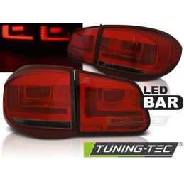LED BAR TAIL LIGHTS RED SMOKE fits VW TIGUAN 07-07.11, Eclairage Volkswagen