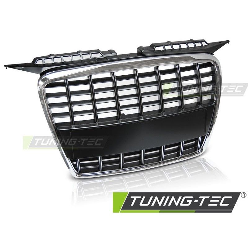 GRILLE SPORT CHROME BLACK fit AUDI A3 05-08, KIT CARROSSERIE