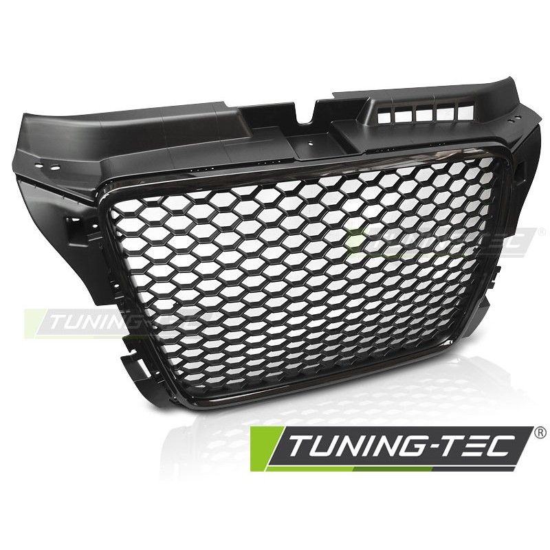 GRILLE SPORT GLOSSY BLACK fits AUDI A3 08-12, KIT CARROSSERIE