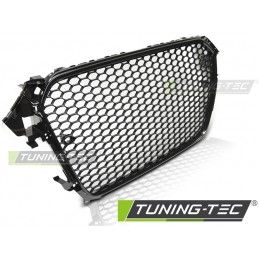 GRILLE SPORT GLOSSY FRAME BLACK PDC fits AUDI A4 B8 11.11-15, KIT CARROSSERIE