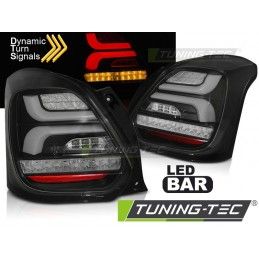 SUZUKI SWIFT VI 17- BLACK LED SEQ, Suzuki