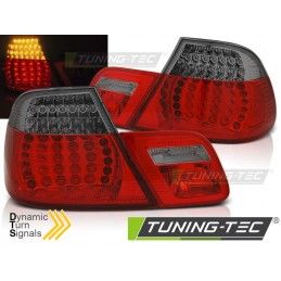 LED TAIL LIGHTS RED SMOKE SEQ fits BMW E46 04.99-03.03 COUPE, Eclairage Bmw