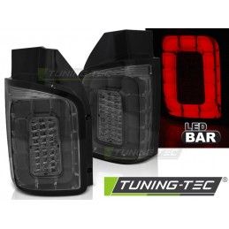 LED BAR TAIL LIGHTS SMOKE fits VW T6 15-19 TRANSPORTER, Volkswagen