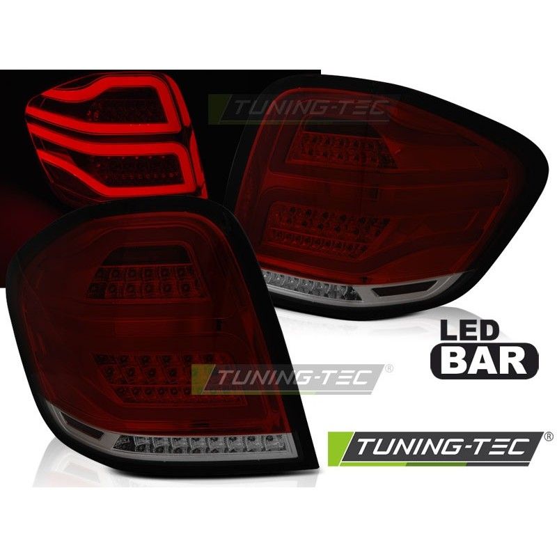 LED BAR TAIL LIGHTS RED SMOKE fits MERCEDES M-KLASA W164 05-08, Eclairage Mercedes