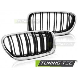 GRILLE CHROME GLOSSY BLACK SPORT LOOK fits BMW F10 / F11 10-16 , Bmw