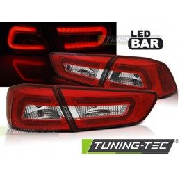 MITSUBISHI LANCER 8 SEDAN 08-11 RED WHITE LED BAR, Mitsubishi