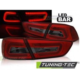 MITSUBISHI LANCER 8 SEDAN 08-11 RED SMOKE LED BAR, Eclairage Mitsubishi