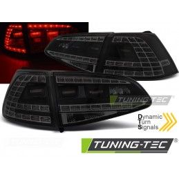 LED TAIL LIGHTS SPORT BLACK SMOKE SEQ fits VW GOLF 7 13-17, Eclairage Volkswagen