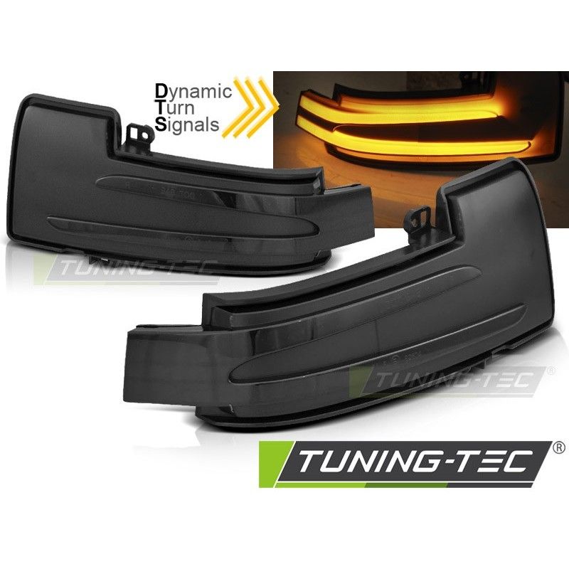 SIDE DIRECTION IN THE MIRROR SMOKE LED SEQ fits MERCEDES W166/ W463/ W251, Eclairage Mercedes