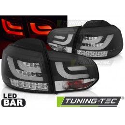 LED BAR TAIL LIGHTS BLACK fits VW GOLF 6 10.08-12, Eclairage Volkswagen