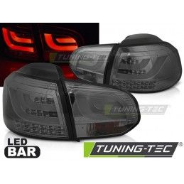 LED BAR TAIL LIGHTS SMOKE fits VW GOLF 6 10.08-12, Eclairage Volkswagen