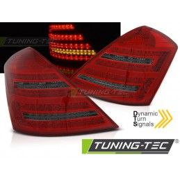 LED TAIL LIGHTS RED SMOKE SEQ fits MERCEDES W221 S-KLASA 05-09, Eclairage Mercedes