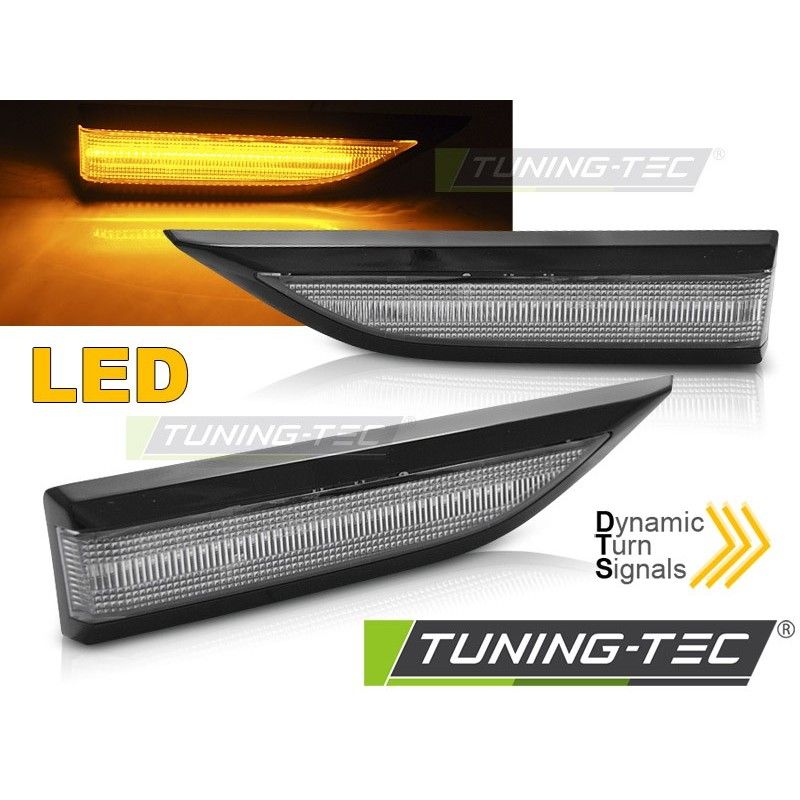 SIDE DIRECTION BLACK WHITE LED SEQ fits VW T6 15-19, Eclairage Volkswagen