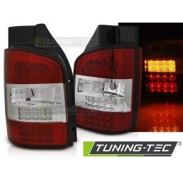 LED TAIL LIGHTS RED WHITE fits VW T5 10-15 TRANSPORTER, Eclairage Volkswagen