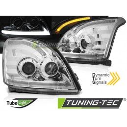 TOYOTA LAND CRUISER 120 03-09 TUBE LIGHT SEQ LED CHROME, Eclairage Toyota