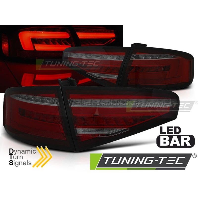 LED BAR TAIL LIGHTS RED SMOKE SEQ fits AUDI A4 B8 12-15 SEDAN OEM LED, Eclairage Audi LED BAR TAIL LIGHTS RED SMOKE SEQ fits AUDI A4 B8 12-15 SEDAN OEM LED, Eclairage Audi