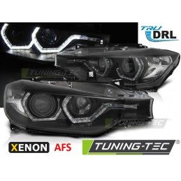 XENON HEADLIGHTS ANGEL EYES LED DRL BLACK AFS fits BMW F30/F31 10.11 - 05.15, Eclairage Bmw