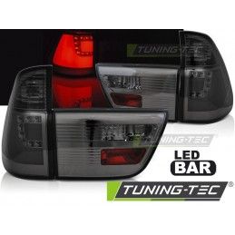 LED BAR TAIL LIGHTS SMOKE fits BMW X5 E53 09.99-10.03, Eclairage Bmw