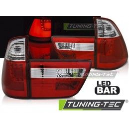 LED BAR TAIL LIGHTS RED WHIE fits BMW X5 E53 09.99-10.03 , Eclairage Bmw